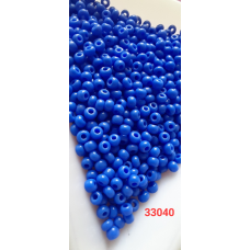 Чеський бісер Preciosa 10/0, 33040 синій, 50 г — бісер для рукоділля, прикрас і вишивки