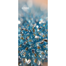 Чеський бісер Preciosa 10/0, 67000 блакитний, 50 г — бісер для рукоділля, прикрас і вишивки