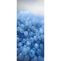 Чеський бісер Preciosa 10/0, 02232 блакитний, 50 г — бісер для рукоділля, прикрас і вишивки
