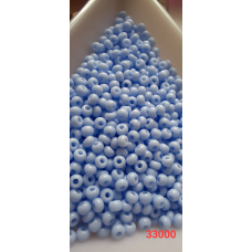 Чеський бісер Preciosa 10/0, 33000 блакитний, 50 г — бісер для рукоділля, прикрас і вишивки