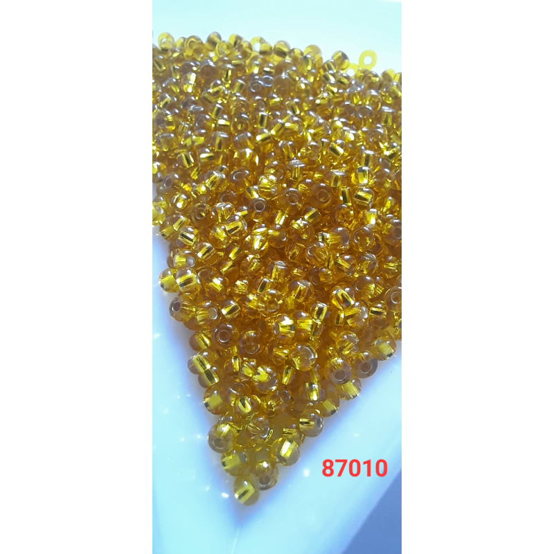 Чеський бісер Preciosa 10/0, 87010 жовтий, 50 г — бісер для рукоділля, прикрас і вишивки Чеський бісер Preciosa 10/0, 87010 жовтий, 50 г — бісер для рукоділля, прикрас і вишивки