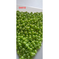 Чеський бісер Preciosa 10/0, 54410 салатовий, 50 г — бісер для рукоділля, прикрас і вишивки