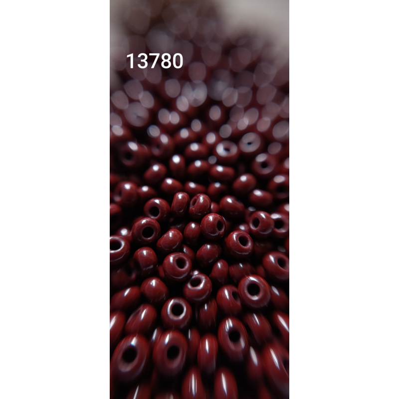 Чеський бісер Preciosa 10/0, 13780 коричневий, 50 г — бісер для рукоділля, прикрас і вишивки