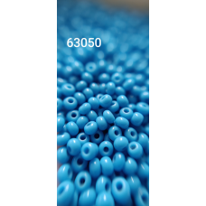 Чеський бісер Preciosa 10/0, 63050 блакитний, 50 г — бісер для рукоділля, прикрас і вишивки