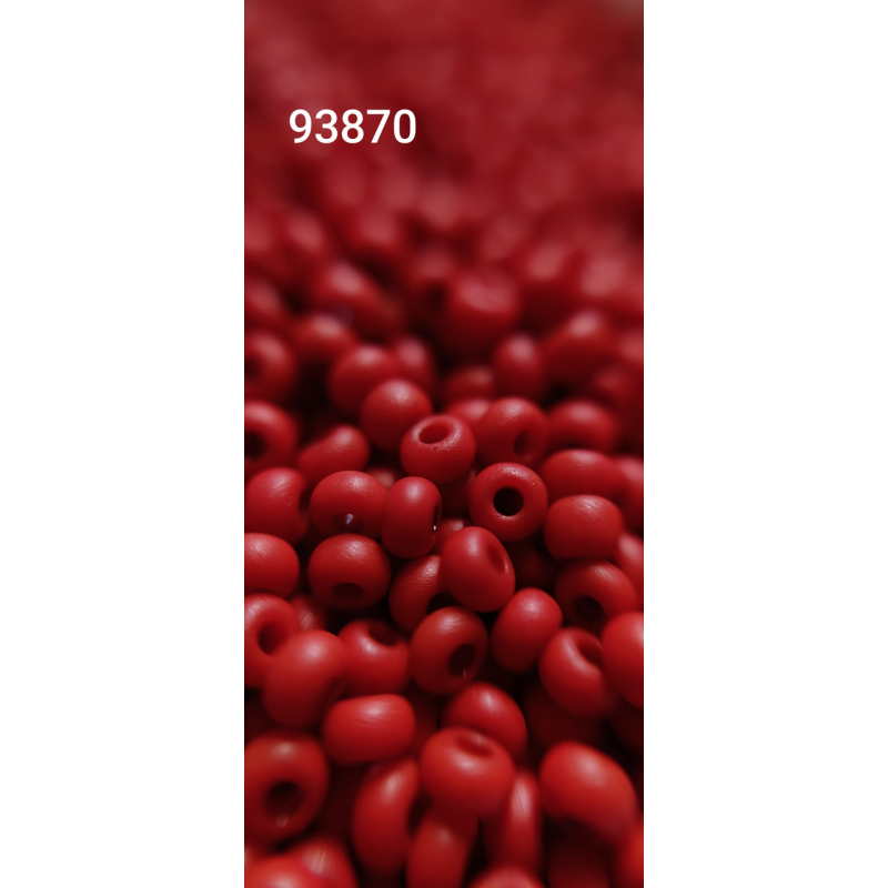 Чеський бісер Preciosa 10/0, 93870 червоний, 50 г — бісер для рукоділля, прикрас і вишивки Чеський бісер Preciosa 10/0, 93870 червоний, 50 г — бісер для рукоділля, прикрас і вишивки