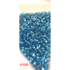 Чеський бісер Preciosa 10/0, 67030 блакитний, 50 г — бісер для рукоділля, прикрас і вишивки