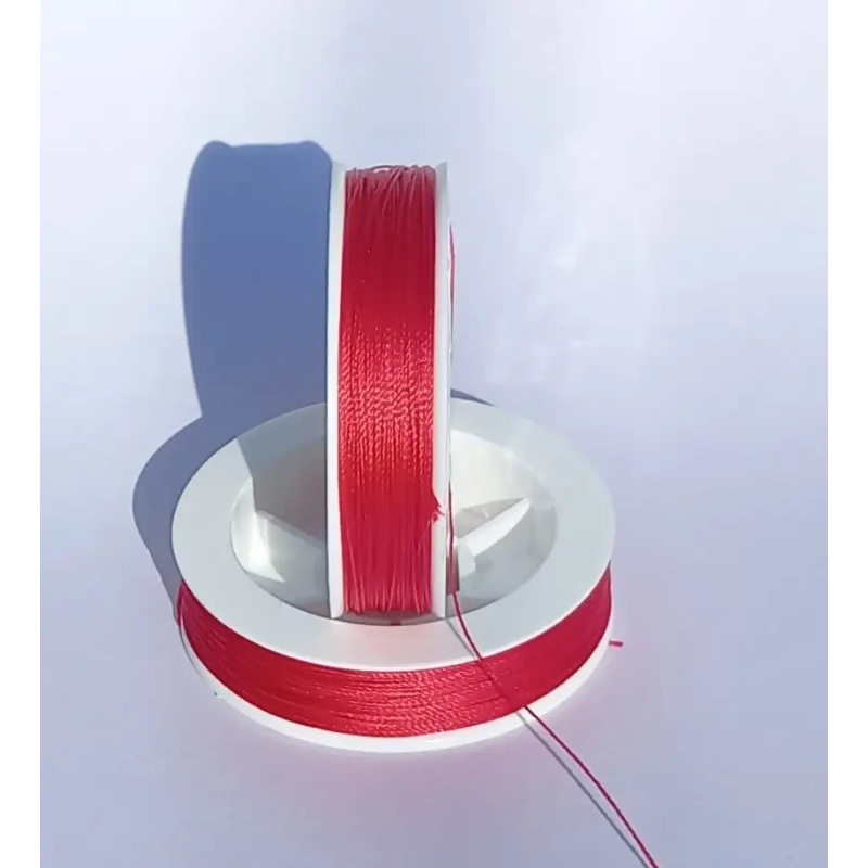 Нитка Титан 60 Spark Beads, 60 м, червоний — нитка для бісероплетіння, вишивки, рукоділля