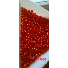 Чеський бісер Preciosa 10/0, 97050 червоний, 50 г — бісер для рукоділля, прикрас і вишивки