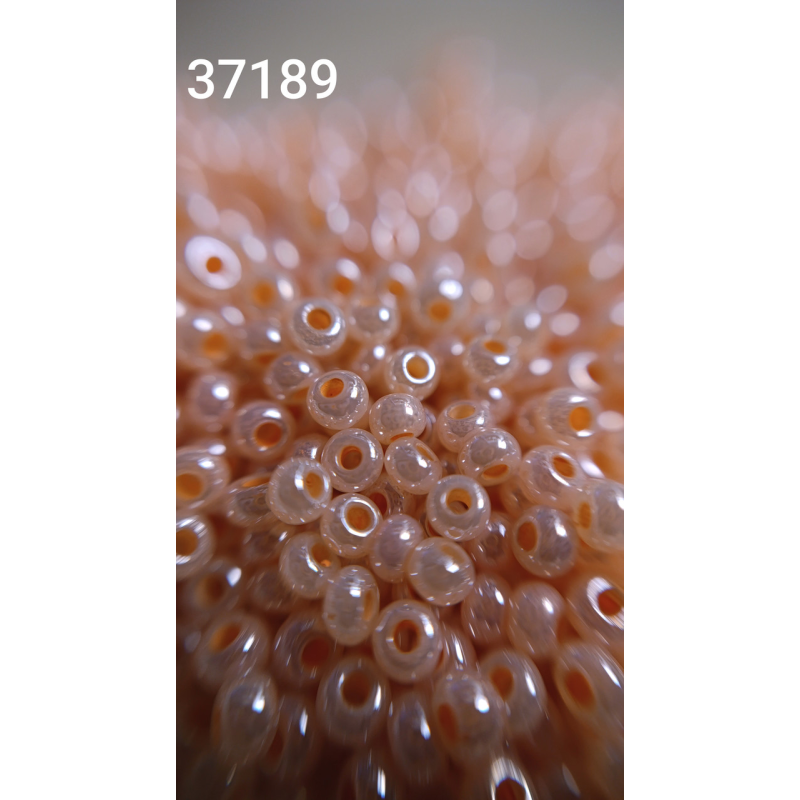 Чеський бісер Preciosa 10/0, 37189 рожевий, 1 г — бісер для рукоділля, прикрас і вишивки