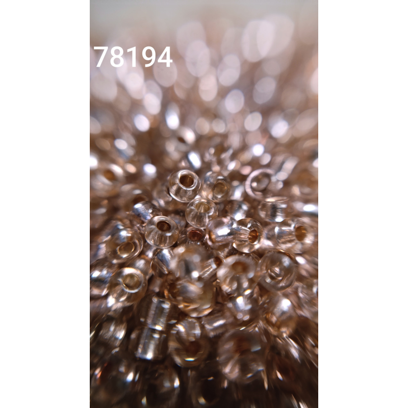 Чеський бісер Preciosa 10/0, 78194 коричневий, 1 г — бісер для рукоділля, прикрас і вишивки