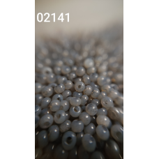 Чеський бісер Preciosa 10/0, 02141 сірий, 1 г — бісер для рукоділля, прикрас і вишивки