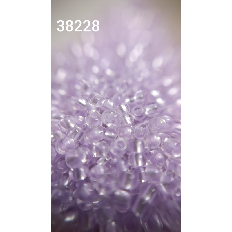 Чеський бісер Preciosa 10/0, 38228 фіолетовий, 1 г — бісер для рукоділля, прикрас і вишивки