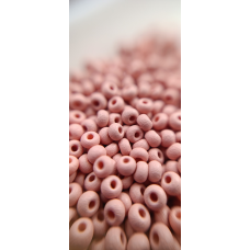 Чеський бісер Preciosa 10/0, 22m06 рожевий матовий, 5 г — бісер для рукоділля, прикрас і вишивки