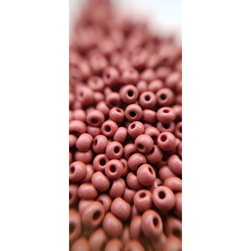 Чеський бісер Preciosa 10/0, 22m07 коричневий матовий, 5 г — бісер для рукоділля, прикрас і вишивки