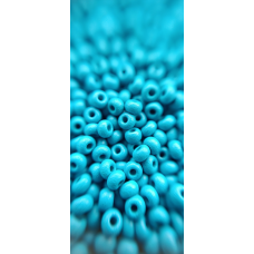 Чеський бісер Preciosa 10/0, 22m18 бірюзовий матовий, 5 г — бісер для рукоділля, прикрас і вишивки