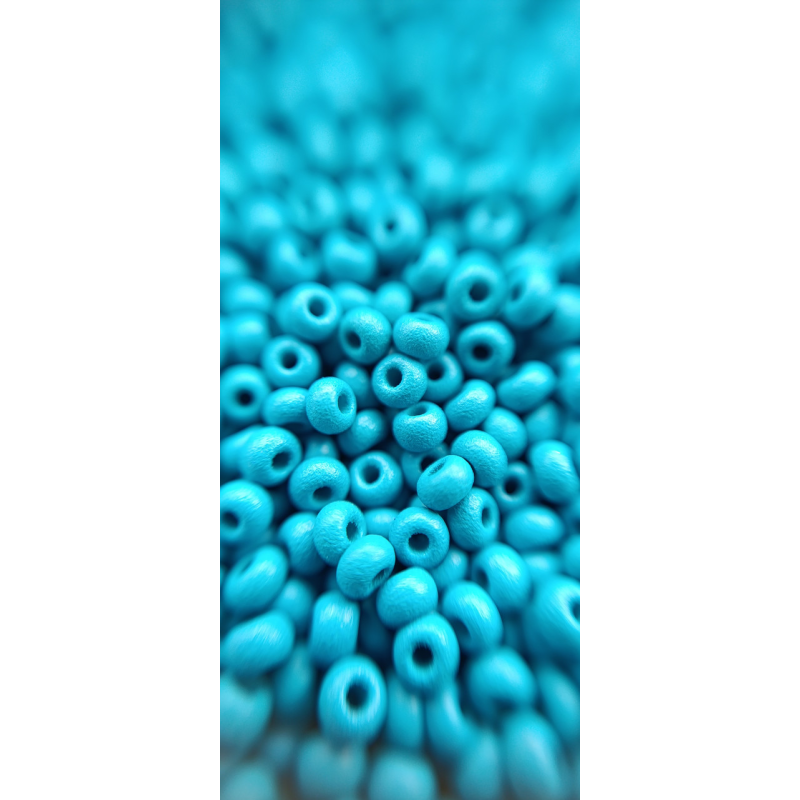 Чеський бісер Preciosa 10/0, 22m18 бірюзовий матовий, 5 г — бісер для рукоділля, прикрас і вишивки Чеський бісер Preciosa 10/0, 22m18 бірюзовий матовий, 5 г — бісер для рукоділля, прикрас і вишивки