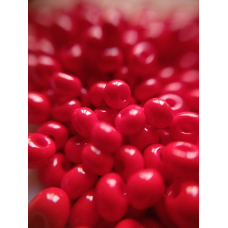 Чеський бісер Preciosa 6/0, 93170 червоний, 50 г — бісер для рукоділля, прикрас і вишивки