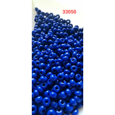 Чеський бісер Preciosa 10/0, 33050 синій, 50 г — бісер для рукоділля, прикрас і вишивки