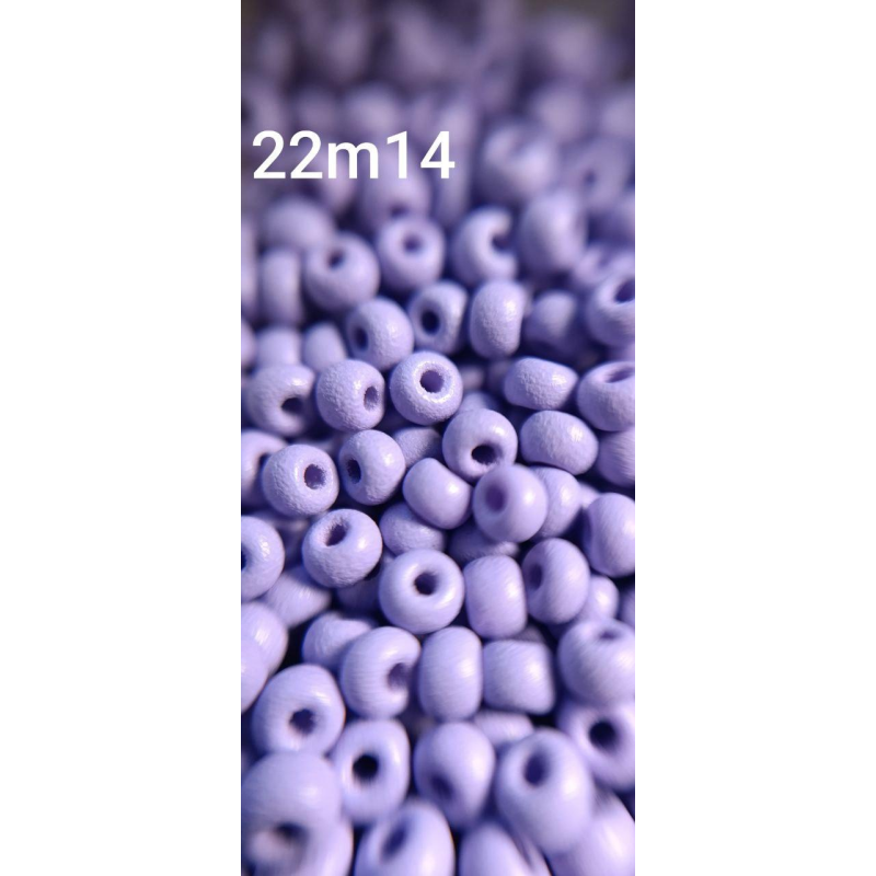 Чеський бісер Preciosa 10/0, 22m14 фіолетовий матовий, 5 г — бісер для рукоділля, прикрас і вишивки
