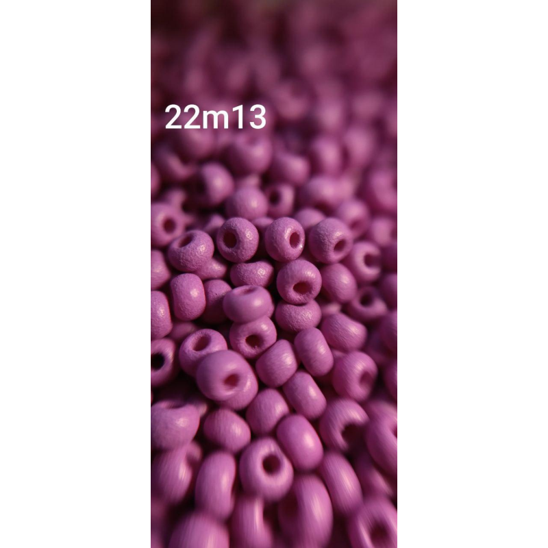 Чеський бісер Preciosa 10/0, 22m13 бузковий матовий, 5 г — бісер для рукоділля, прикрас і вишивки
