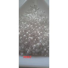 Чеський бісер Preciosa 10/0, 38302 білий, 50 г — бісер для рукоділля, прикрас і вишивки