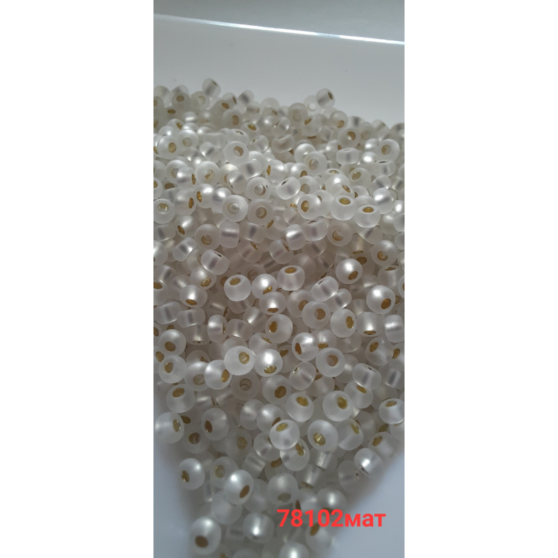 Чеський бісер Preciosa 10/0, 78102м прозорий, 50 г — бісер для рукоділля, прикрас і вишивки