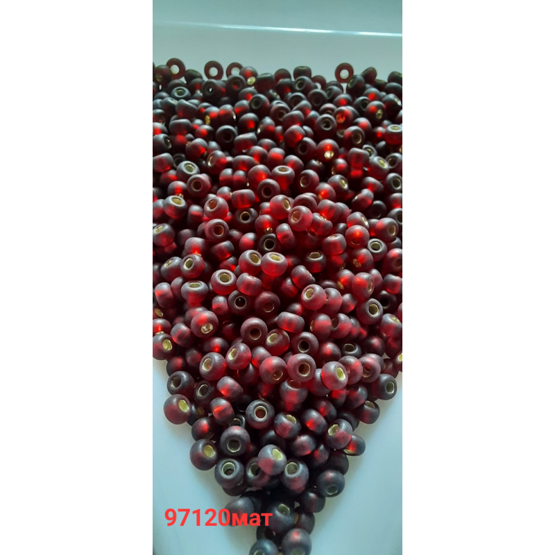 Чеський бісер Preciosa 10/0, 97120м червоний, 50 г — бісер для рукоділля, прикрас і вишивки Чеський бісер Preciosa 10/0, 97120м червоний, 50 г — бісер для рукоділля, прикрас і вишивки