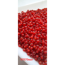 Чеський бісер Preciosa 10/0, 97070м червоний, 50 г — бісер для рукоділля, прикрас і вишивки