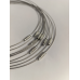 Основа для кольє з ювелірного тросика, 46 см, сталева застібка, сріблястий колір Основа для кольє з ювелірного тросика, 46 см, сталева застібка, сріблястий колір