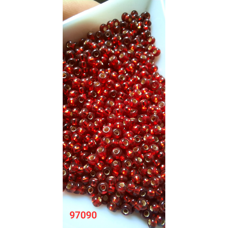 Чеський бісер Preciosa 10/0, 97090 червоний, 50 г — бісер для рукоділля, прикрас і вишивки Чеський бісер Preciosa 10/0, 97090 червоний, 50 г — бісер для рукоділля, прикрас і вишивки