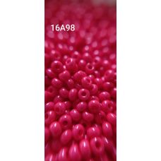 Чеський бісер Preciosa 10/0, 16А98 рожевий, 50 г — бісер для рукоділля, прикрас і вишивки