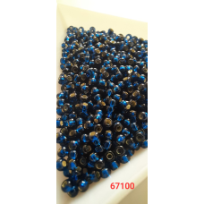 Чеський бісер Preciosa 10/0, 67100 синій, 50 г — бісер для рукоділля, прикрас і вишивки