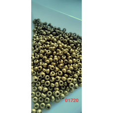 Чеський бісер Preciosa 10/0, 01720 золотистий , 50 г — бісер для рукоділля, прикрас і вишивки