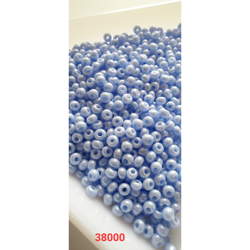 Чеський бісер Preciosa 10/0, 38000 блакитний, 50 г — бісер для рукоділля, прикрас і вишивки Чеський бісер Preciosa 10/0, 38000 блакитний, 50 г — бісер для рукоділля, прикрас і вишивки