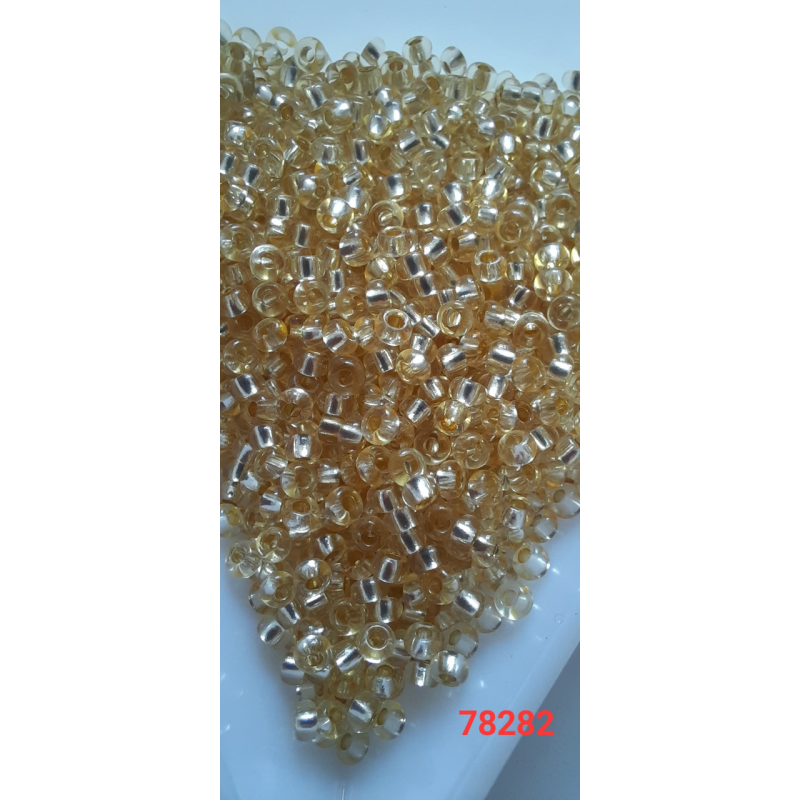 Чеський бісер Preciosa 10/0, 78282 золотий, 50 г — бісер для рукоділля, прикрас і вишивки