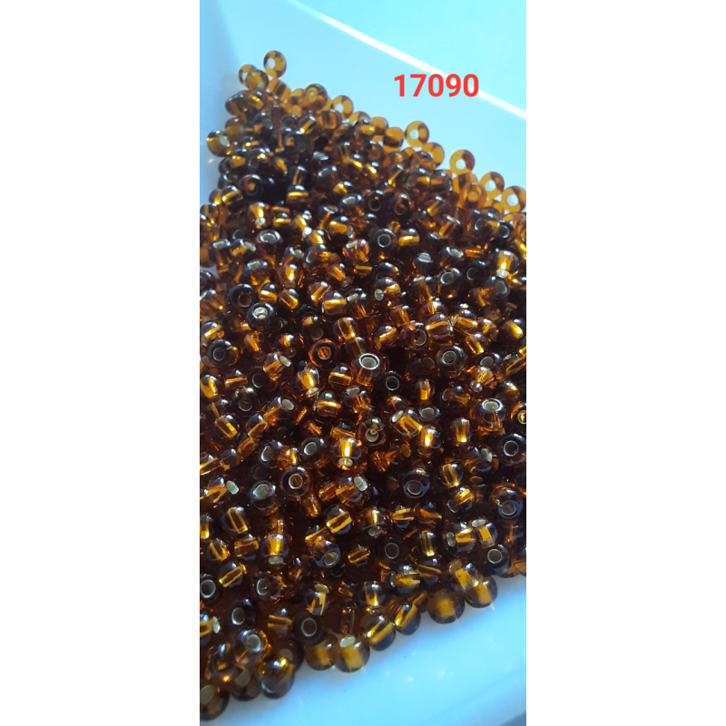 Чеський бісер Preciosa 10/0, 17090 золотий, 50 г — бісер для рукоділля, прикрас і вишивки
