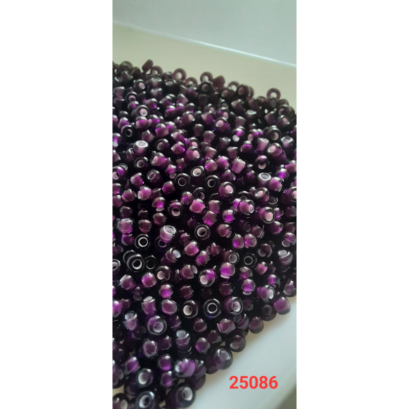 Чеський бісер Preciosa 10/0, 25086 бузковий, 50 г — бісер для рукоділля, прикрас і вишивки