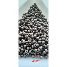 Чеський бісер Preciosa 10/0, 43020 сірий, 50 г — бісер для рукоділля, прикрас і вишивки